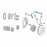 OEM 2015 Jeep Grand Cherokee Pin-Disc Brake Diagram - 68052367AA