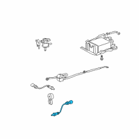 OEM 2010 Toyota RAV4 Rear Oxygen Sensor Diagram - 89465-42200