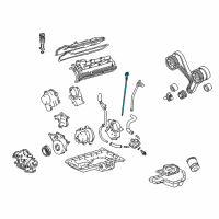 OEM Lexus LX470 Gage Sub-Assy, Oil Level Diagram - 15301-50080