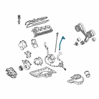 OEM Toyota Oil Tube Diagram - 11452-50120