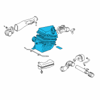 OEM 1997 Toyota 4Runner Air Cleaner Assembly Diagram - 17700-0C020