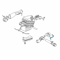 OEM Toyota Tacoma By-Pass Hose Diagram - 17343-75010