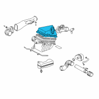 OEM 2001 Toyota Tacoma Cover Diagram - 17705-0C020