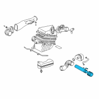 OEM 2000 Toyota Tacoma Air Inlet Hose Diagram - 17882-75040