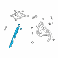 OEM 2021 Lexus UX200 GARNISH, RR Seat Sid Diagram - 62552-76030-C0