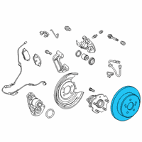 OEM 2020 Toyota Corolla Rotor Diagram - 42431-12270