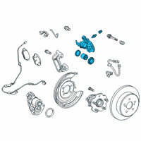 OEM 2019 Toyota Corolla Caliper Diagram - 47850-12280