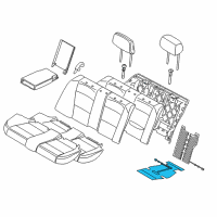 OEM BMW 340i Heating Element Seat, Left Diagram - 52-20-7-277-875