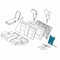 OEM BMW 328d xDrive Heating Element Backrest, Right Diagram - 52-20-7-277-878