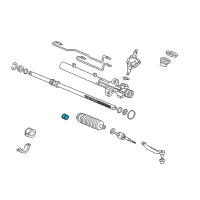 OEM 1999 Honda Accord Rubber, Mounting Diagram - 53685-S87-A01