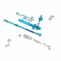 OEM 2000 Honda Accord Rack, Power Steering Diagram - 53601-S87-A02