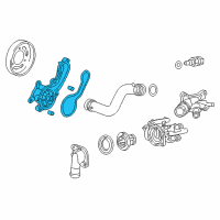 OEM 2014 Honda Insight Water Pump Diagram - 19200-RBJ-003