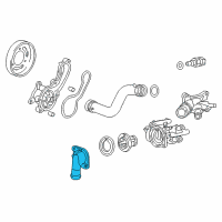 OEM Honda Insight Cover, Thermostat Diagram - 19311-RB0-000