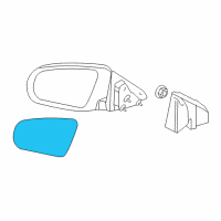 OEM 2008 Dodge Avenger Glass Kit-Mirror Replacement Diagram - 4389491AA
