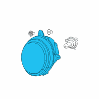 OEM Jeep Patriot Headlamp Diagram - 5303842AE