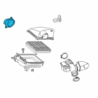 OEM Lexus LX570 Inlet, Air Cleaner Diagram - 17751-38040