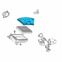 OEM 2019 Toyota Land Cruiser Cover Assembly Diagram - 17705-38103