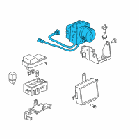 OEM 1997 Honda CR-V Modulator Assembly, Abs Diagram - 57110-S03-Z11