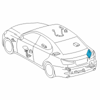 OEM Lexus IS F Computer Assy, Smart Diagram - 89990-53174