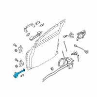 OEM 2016 Nissan Versa Link Door STOPPER Diagram - 80430-9KK0A