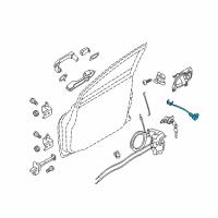 OEM Nissan Versa Switch Assembly-Door Lock LH Diagram - 80603-3BA0A