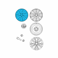 OEM Lexus ES350 Wheel, Disc Diagram - 42611-33630