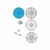 OEM 2009 Lexus ES350 Wheel, Disc Diagram - 42611-33630