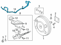 OEM 2021 Hyundai Santa Fe HOSE/PIPE Assembly-Vacuum Diagram - 59150-R5250