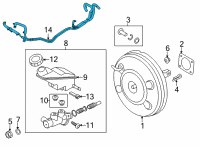 OEM Kia HOSE/PIPE Assembly-VACUU Diagram - 59150R5250