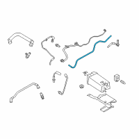 OEM 2016 Ford Police Interceptor Utility Vapor Hose Diagram - DA8Z-9S321-B