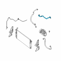 OEM Nissan Altima Pipe-Front Cooler, Low Diagram - 92450-ZN45A