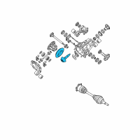OEM Nissan Armada Gear Set-Final Drive Diagram - 38100-8S11A