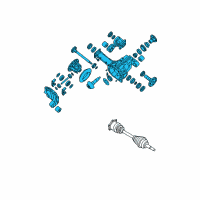 OEM Nissan Pathfinder Drive Final Diagram - 38500-8S11A