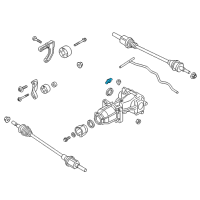 OEM 2015 Ford F-150 Differential Assembly Vent Diagram - 2L1Z-4022-BA