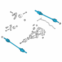 OEM 2017 Lincoln Continental Axle Assembly Diagram - G3GZ-4K138-C