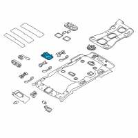 OEM Kia Sedona Lamp Assembly-Cargo Diagram - 92620A9000DAA