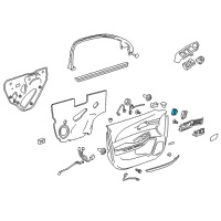 OEM 2015 Chevrolet Malibu Lock Switch Diagram - 84545413