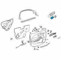 OEM 2014 Chevrolet Equinox Window Switch Diagram - 25925255