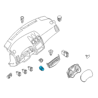 OEM 2015 Nissan Altima Switch Assy-Ignition Diagram - 25150-3TA0C