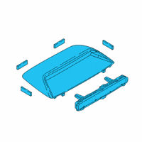 OEM Toyota Yaris High Mount Lamp Diagram - 81570-WB004