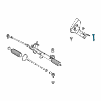 OEM 2013 Ford Transit Connect Gear Assembly Mount Bolt Diagram - -W702859-S442