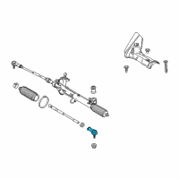 OEM 2012 Ford Transit Connect Outer Tie Rod Diagram - 2T1Z-3A130-A