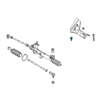 OEM 2012 Ford Transit Connect Gear Assembly Mount Bolt Diagram - -W702669-S437