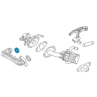 OEM Toyota Corolla Cross EGR Pipe Gasket Diagram - 25628-25010