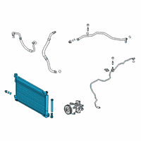 OEM Toyota Corolla Condenser Diagram - 884A0-12030