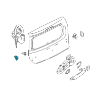 OEM 2013 Nissan Cube Rubber Sleeve Diagram - 90520-3U100