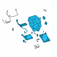 OEM Toyota Prius C Evaporator Assembly Diagram - 87050-52310