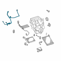 OEM 2017 Toyota Prius C Wire Harness Diagram - 82212-52080