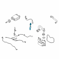 OEM 2015 Lincoln MKC Front Oxygen Sensor Diagram - FJ7Z-9F472-A