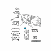 OEM 2008 Dodge Challenger Switch-Deck Lid Release Diagram - 4760847AC